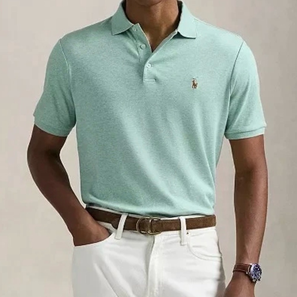 Polo by Ralph Lauren Seafoam Green Short-Sleeve Polo Shirt